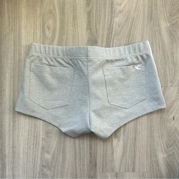 Andrew Christian | 3" Stretch Football Shorts in Gray (Medium) - Picture 3 of 16